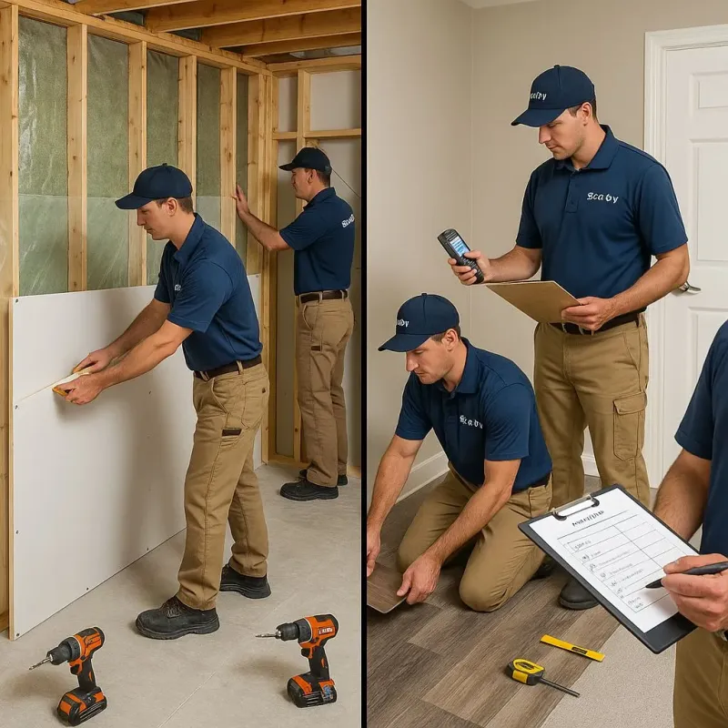 Repairs and Reconstruction process in Rising Sun-Lebanon, DE